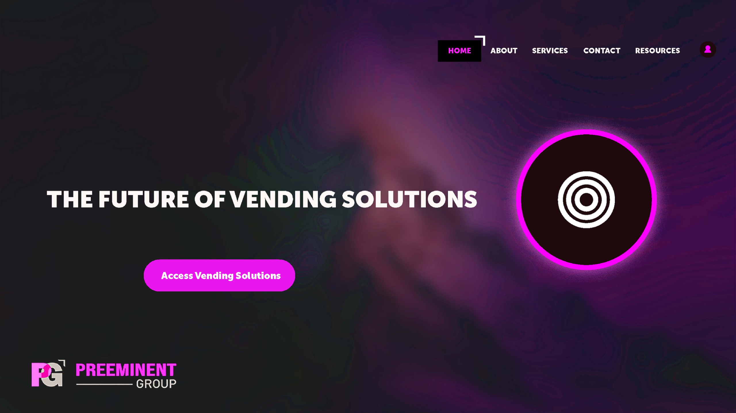 Preeminent website design first page